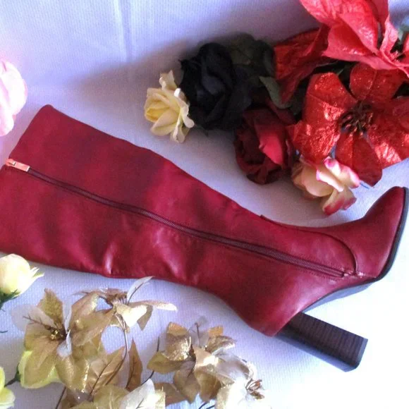 💋❤ JOURNEE COLLECTION KARIMA WC RED BOOTS – 7WC – NWT ❤💋 - Picture 9 of 15